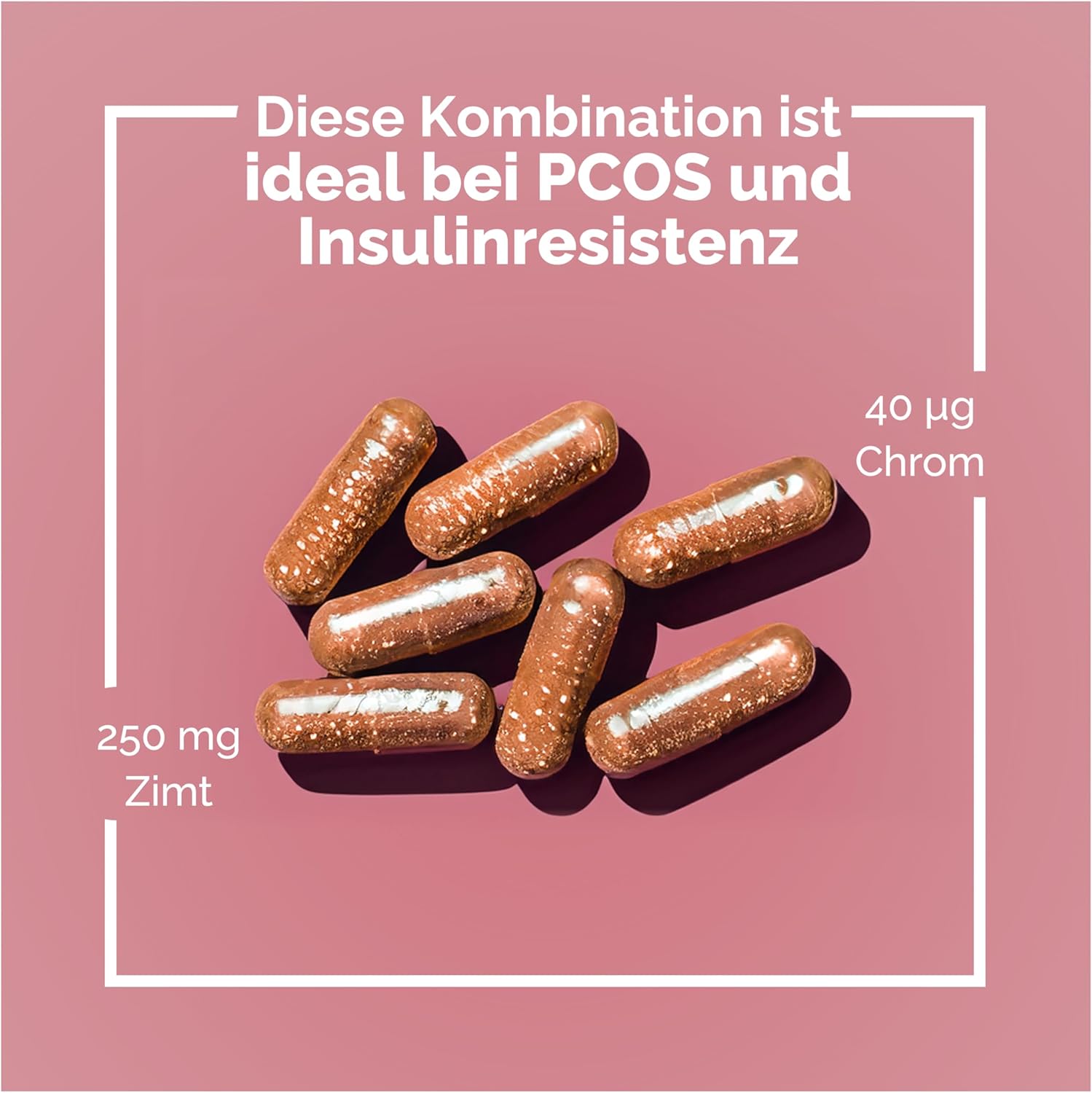 BLOOD SUGAR BALANCE | 90 cinnamon capsules with chromium | insulin resistance & blood sugar regulation | vegan & made in Germany