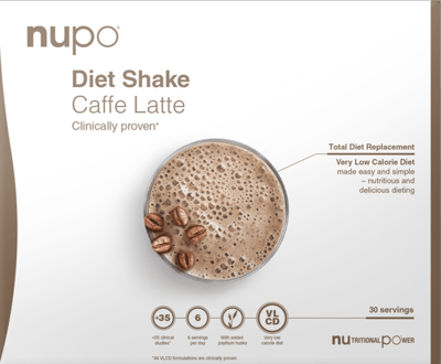 Pack Nupo Diet Shake Value - Caffe Latte 30 Port