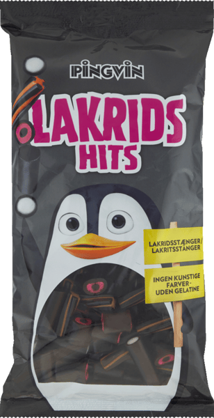 Pingvin Lakrids Hits 800g Toms