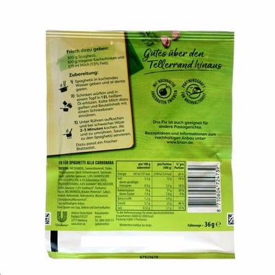 Knorr špagety karbonora fix 36 g