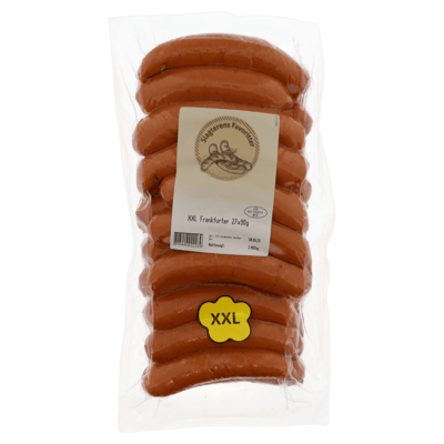 Frankfurter 25 kg Slagterens Fav XXL