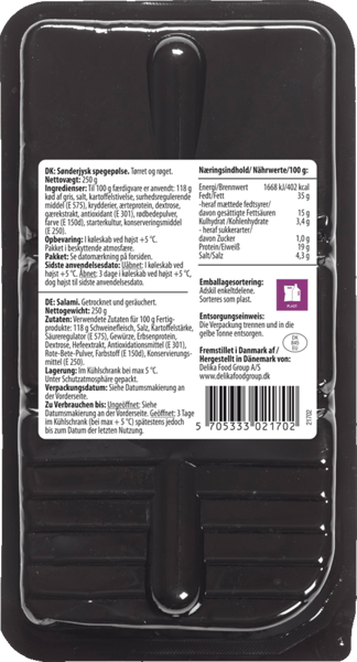 Sdj spegepølse dios SMAG 250 g