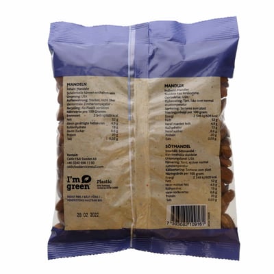 Mandler Naturerens Energi 500 g