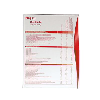 Pachet de valori Nupo Diet Shake - Strawberry 30 Port