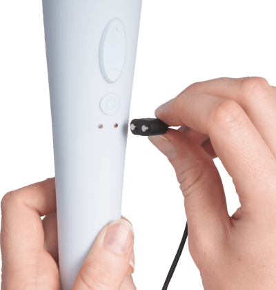 Sinful Luxy Blå Ekstra Kraftig Magic Wand Vibrátor