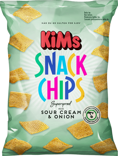 KiMs Snack Chips Sour Cream & Onion 160 g
