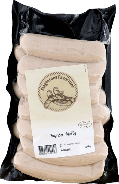 Slagterens favoritter ringrider 14 stk 1050 g