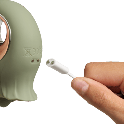 Sündiger französischer Kuss Matt Grøn Klitoris Stimulator