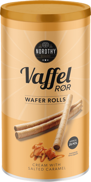 Nordthy Vaffelrør Saltet karamel 250g