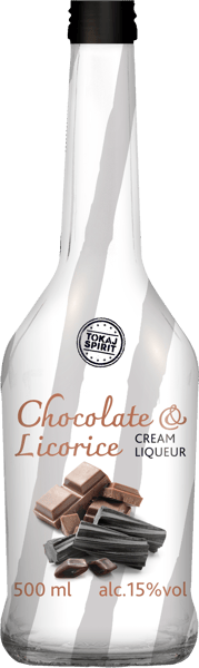 Chocolate & Licorice flavoured cream liqueur 15% 05l