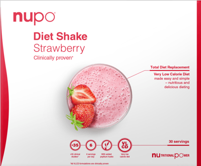 Pachet de valori Nupo Diet Shake - Strawberry 30 Port