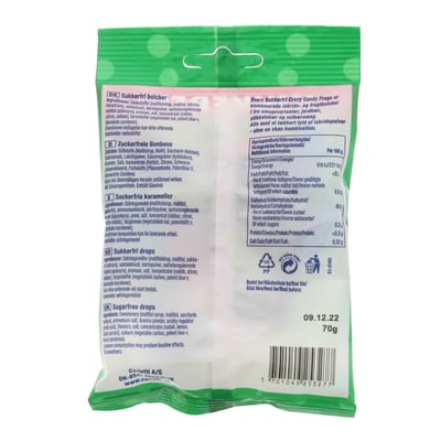 Evers sukkerfri crazy candy frogs 70g