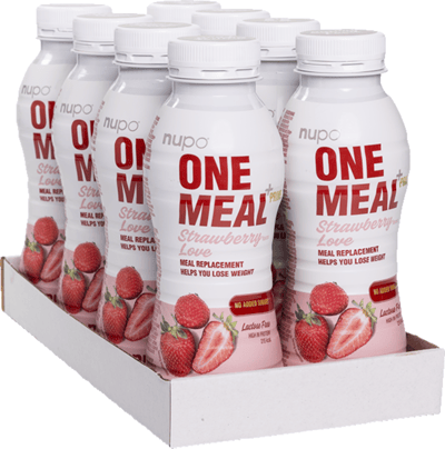 Nupo One Meal RTD Jordbær 8x330 ml