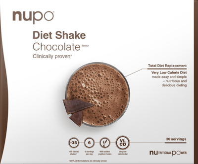 Pachet de valoare Nupo Diet Shake Value - Chocolate 30 Port