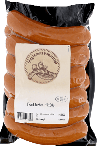 Slagterens favorita de Frankfurter 990 G