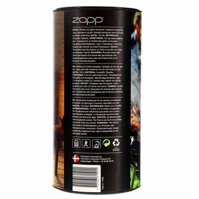 Zapp OptændingSpose Tønde 100 STK