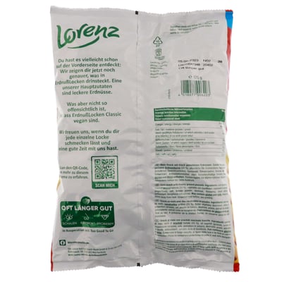 Lorenz Erdnuß Locken Classic 175g
