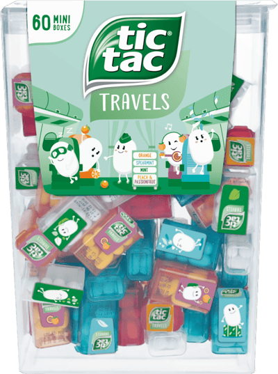 Tic tac lilleput 60 små æsker 228 g