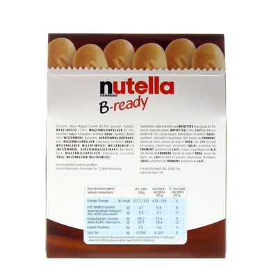 Nutella B-Ready 6-pak 132 g