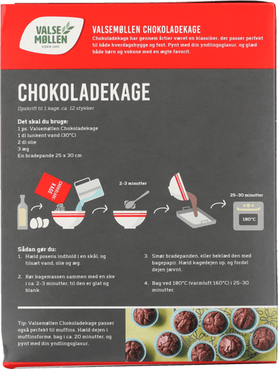 Chokoladekage Valsemøllen 500 g