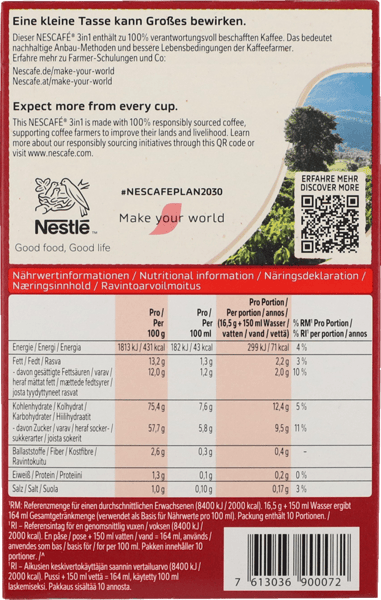 Instant 3in1 clasic NESCAFE 10 STK