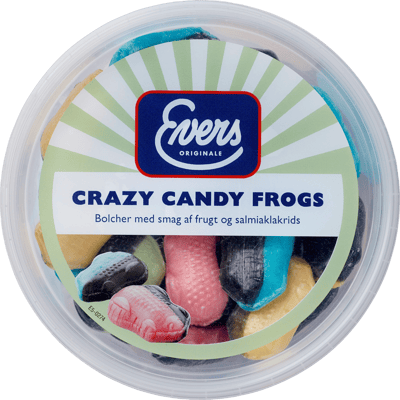Evers Crazy Candy Frogs 180G BØtete