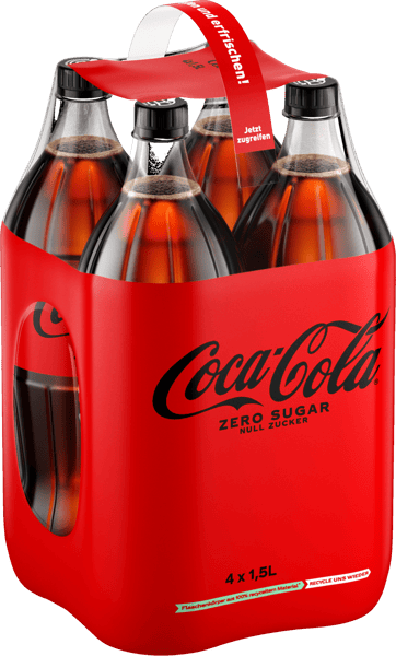 Coca Cola Zero 4 x 15 l PET