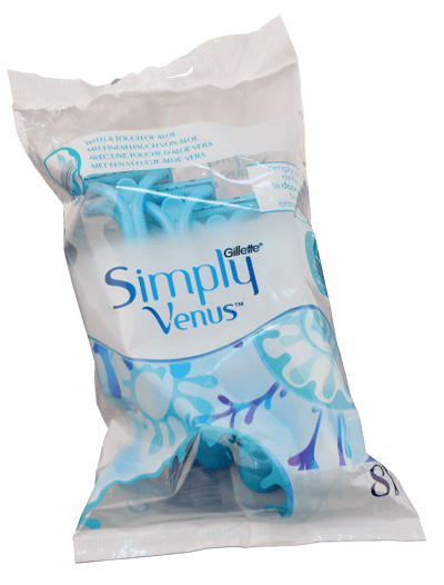 Gillette simplemente Venus 2 8p SRP