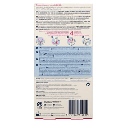 Veet Pure Wax Bens Sensitive Ben & Krop 22 STK