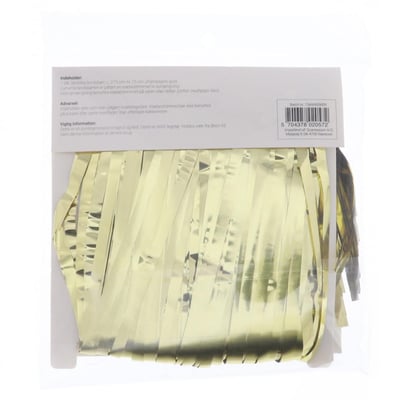 Lametta m Selvklæb Guld l275mXh70cm