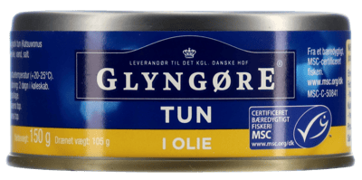 Glyngøre msc tun i olie 150g