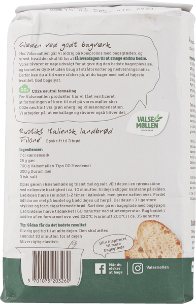 Tipo00 valsemøllen 1700 g