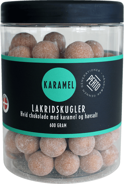 Lakridskugler Karamel 600g