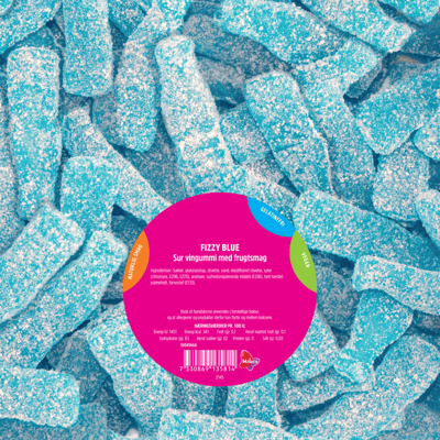 Fizzy Blue En hel kasse 6000g
