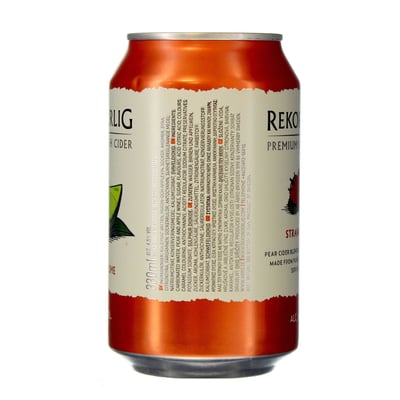 Rekorderlig Jordbær Lime 45% 24x033 l