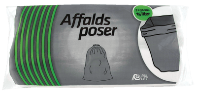 Affaldsposer 15 litri 3x30 STK