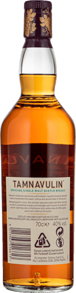Caschia di vino rosso Tamnavulin 40% 07L