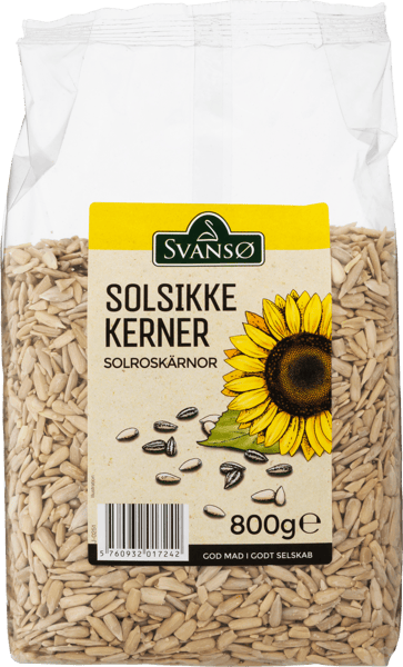 Solsikkekerner Svansø 800 g