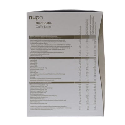 Nupo Diet Shake Value Pack - Caffe Latte 30 port