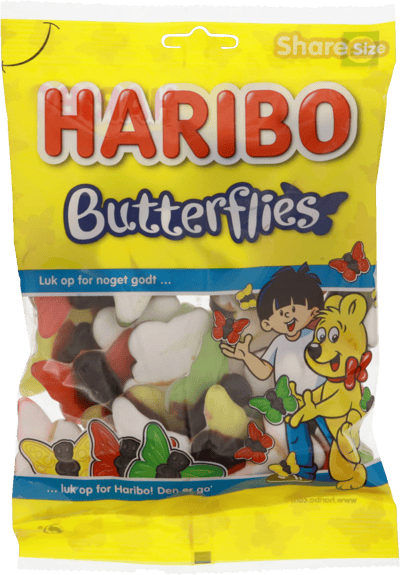 Haribo Butterflies 350G DK