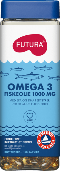 Futura Fiskeolie 1000 mg 150 stk