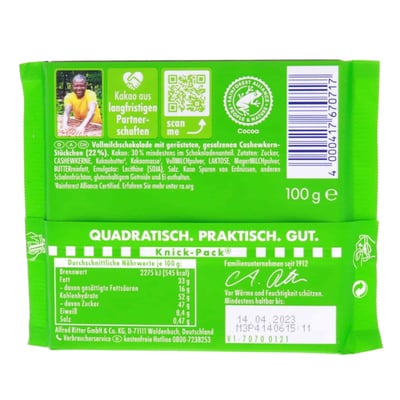 Ritter Sport Cashew 100 g