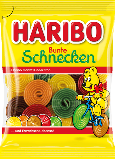 Haribo Bunte Schnecken 160g de