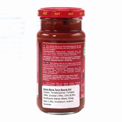 Santa Maria Tex Mex Taco Sauce Hot 230 g