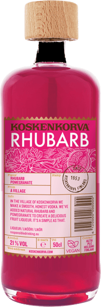Koskenkorva Rhubarb 21% 05 l