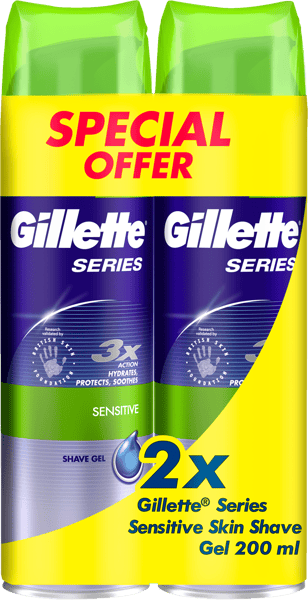 Gillette -Serie Gelempfindlichkeit Dobbeltpakke
