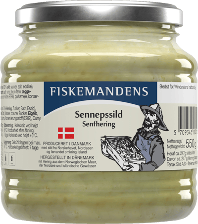 Sennepssild Fiskemandens 550 g