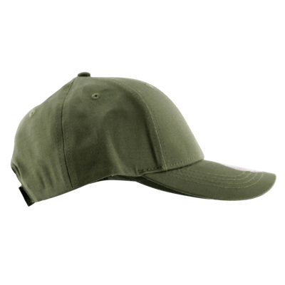 C2143 Baseball Cap w Velcro Band Green One Size