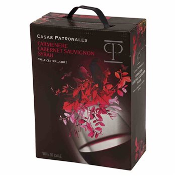 CASAS PATRONALS CARMENERE CABERNET SYRAH 3 L. Salopea
