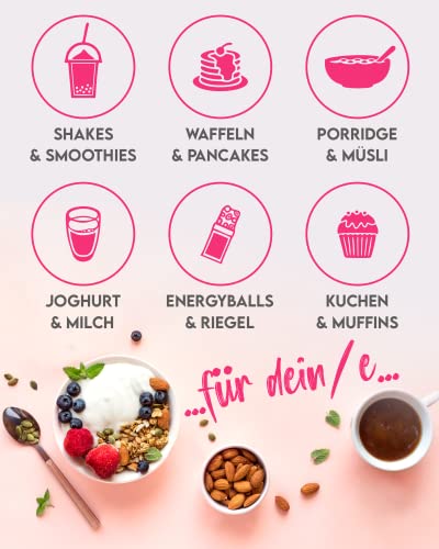 Zuckerfreilich Collagen Pulver Kokos 240G Ohne Zucker, Kollagen MIT Vitaminen, Zuckerfreies Protein und Spurerenelemenn, Hochdosiert MIT 7.000 mg Kollagenhydrolysasat Pro část